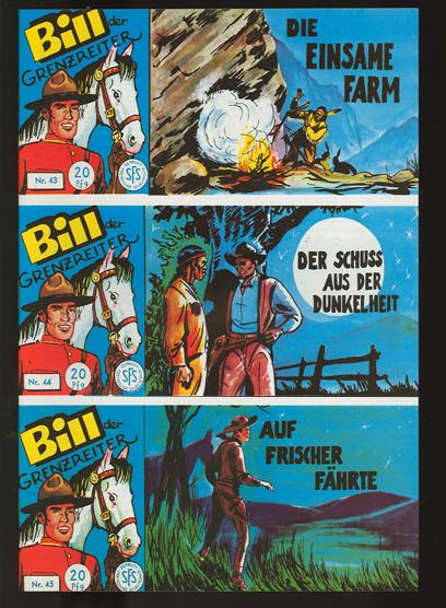 Bill der Grenzreiter Zusammendruck (Picc. 43-45 zusammen)