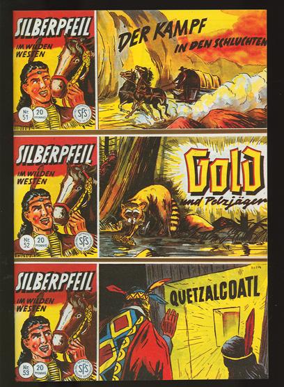 Silberpfeil Zusammendruck (Piccolos 51-53 zusammen)