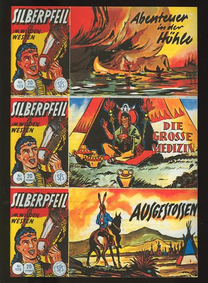 Silberpfeil Zusammendruck (Piccolos 123-125 zusammen)