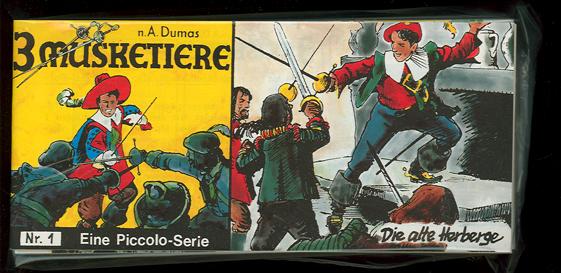 3 Musketiere Set 2 (19 Piccolos zusammen)