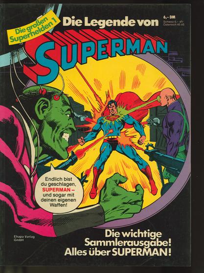 Die großen Superhelden 1: Die Legende von Superman (Softcover)