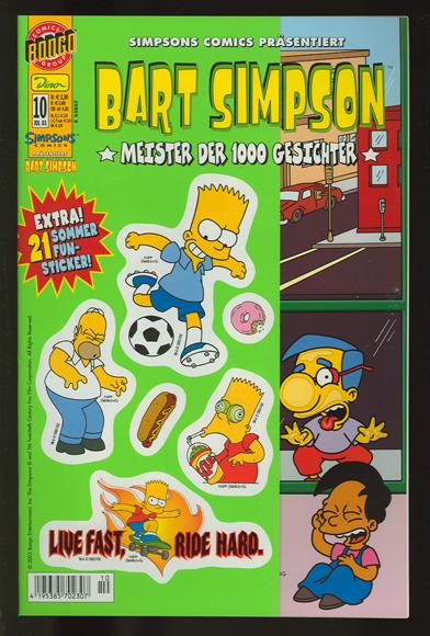 Bart Simpson 10: Meister der 1000 Gesichter
