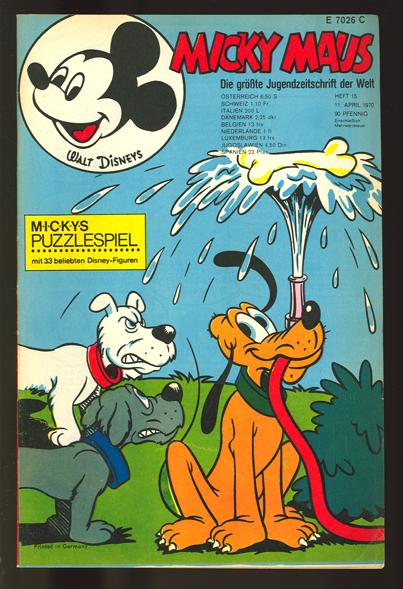 Micky Maus 1970: Nr. 15: