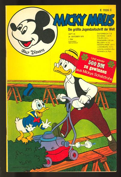 Micky Maus 1970: Nr. 43: