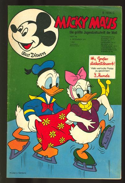 Micky Maus 1971: Nr. 49: