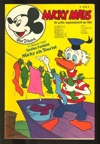 Micky Maus 1972: Nr. 2: