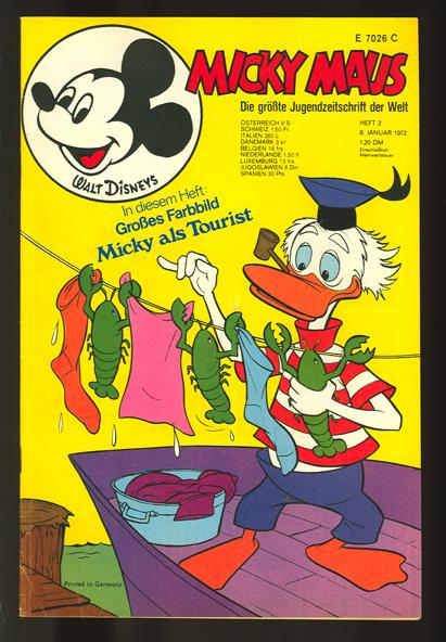 Micky Maus 1972: Nr. 2: