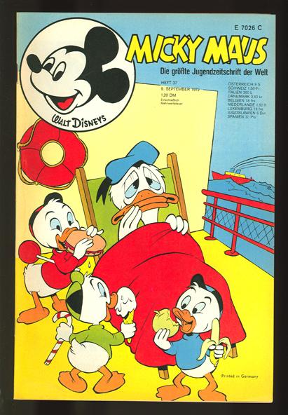 Micky Maus 1972: Nr. 37: