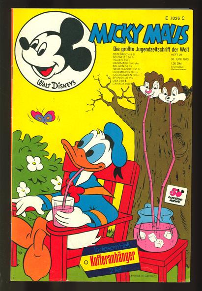 Micky Maus 1973: Nr. 26: