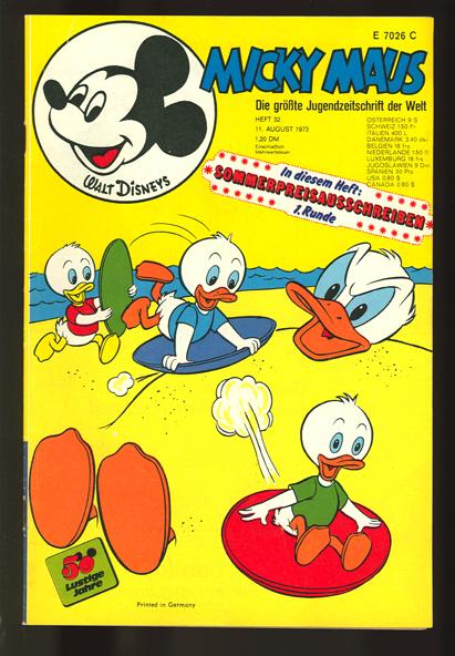 Micky Maus 1973: Nr. 32:
