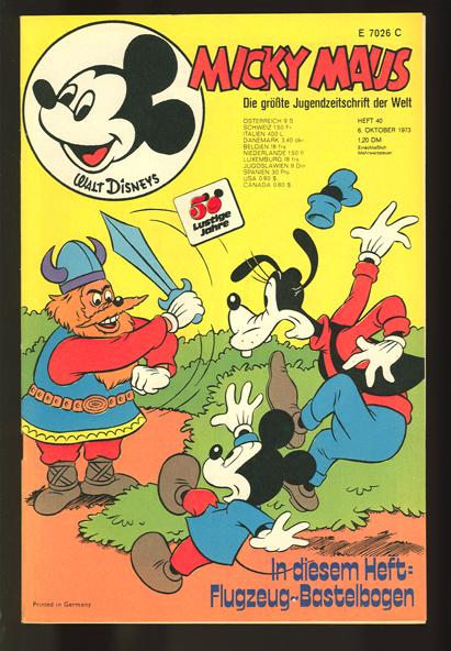 Micky Maus 1973: Nr. 40:
