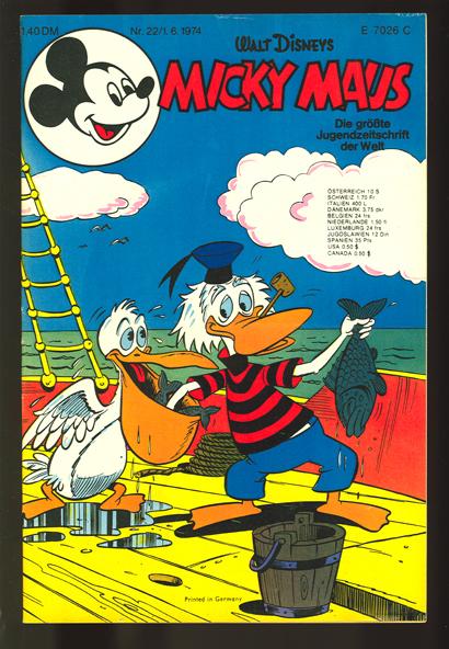 Micky Maus 1974: Nr. 22: