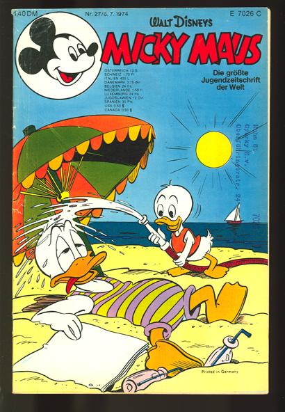 Micky Maus 1974: Nr. 27: