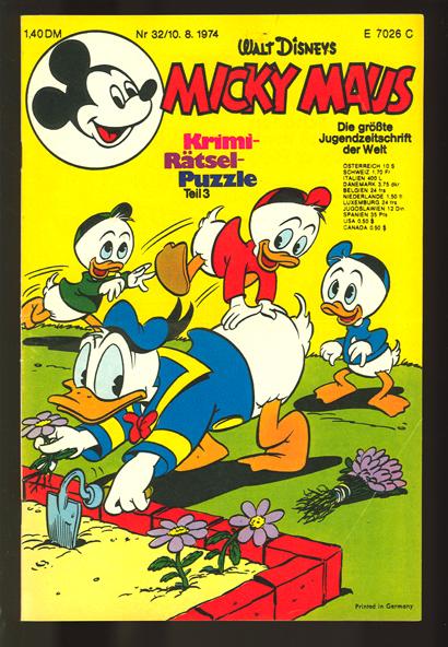 Micky Maus 1974: Nr. 32: