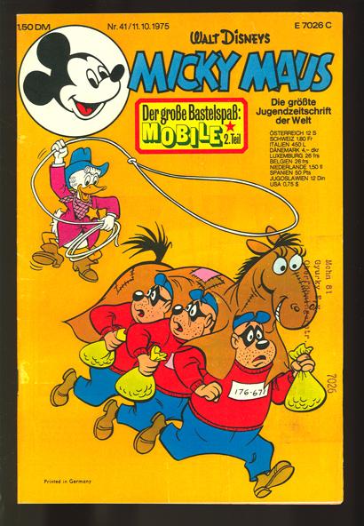 Micky Maus 1975: Nr. 41: