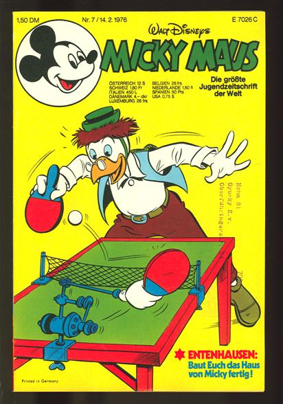 Micky Maus 1976: Nr. 7: