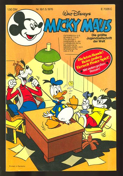 Micky Maus 1976: Nr. 18: