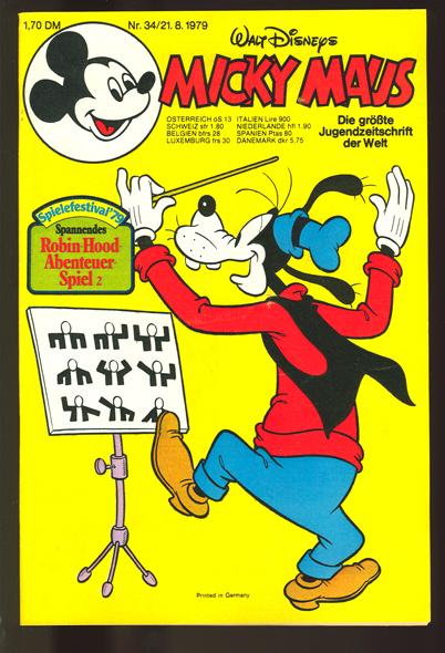 Micky Maus 1979: Nr. 34: