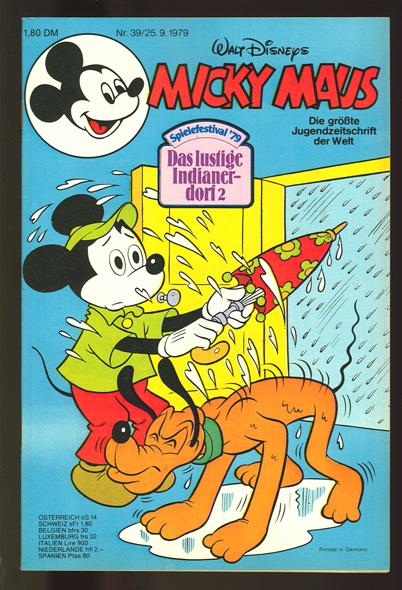 Micky Maus 1979: Nr. 39: