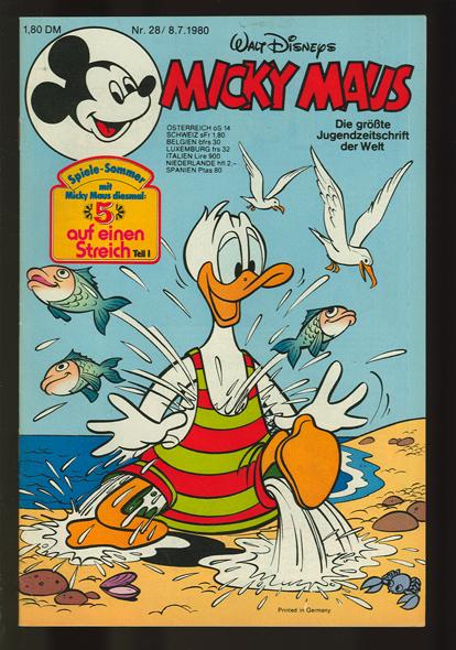 Micky Maus 1980: Nr. 28: