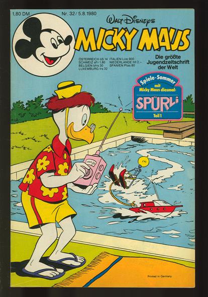 Micky Maus 1980: Nr. 32: