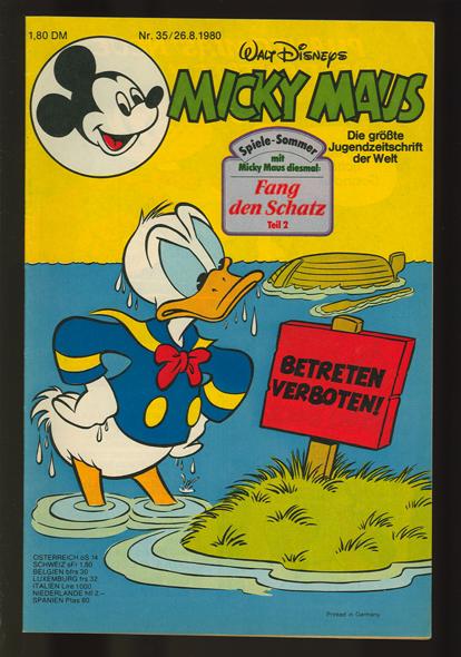 Micky Maus 1980: Nr. 35: