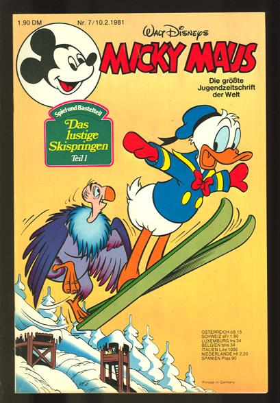 Micky Maus 1981: Nr. 7: