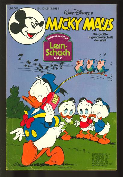 Micky Maus 1981: Nr. 13:
