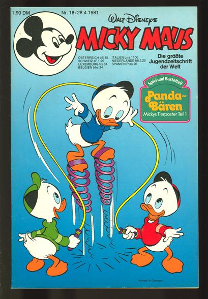 Micky Maus 1981: Nr. 18: