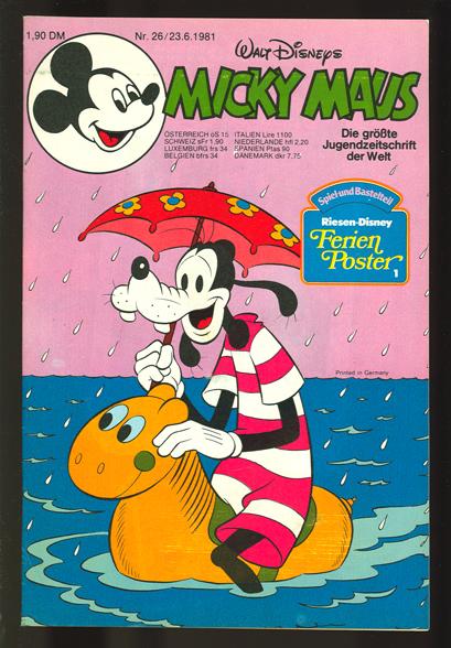 Micky Maus 1981: Nr. 26: