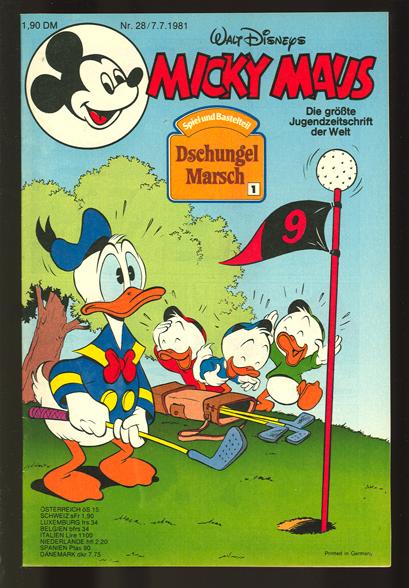 Micky Maus 1981: Nr. 28:
