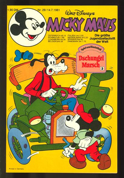 Micky Maus 1981: Nr. 29: