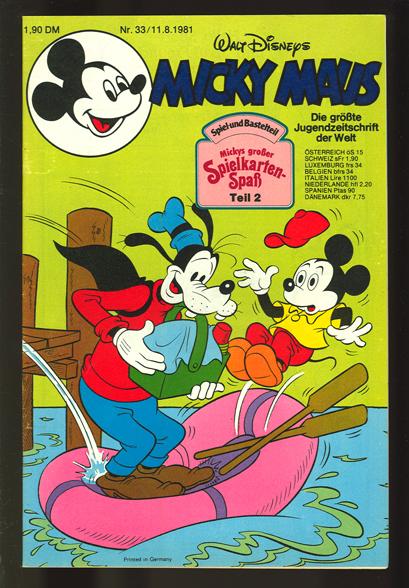 Micky Maus 1981: Nr. 33: