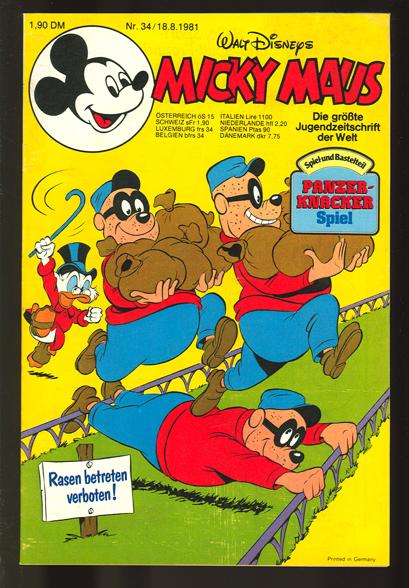 Micky Maus 1981: Nr. 34: