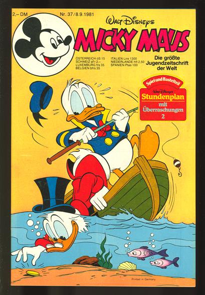 Micky Maus 1981: Nr. 37: