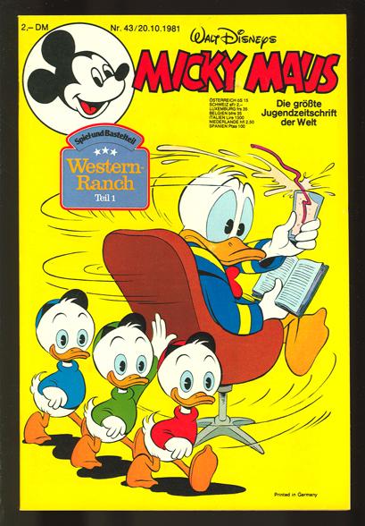Micky Maus 1981: Nr. 43: