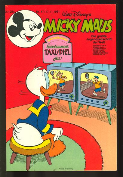 Micky Maus 1981: Nr. 47: