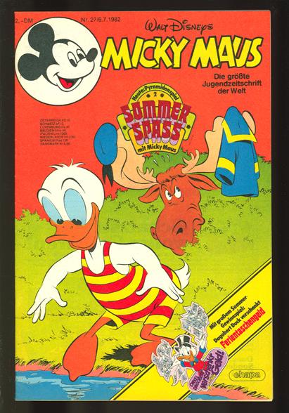 Micky Maus 1982: Nr. 27: