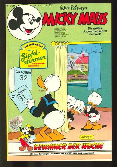 Micky Maus 1982: Nr. 41: