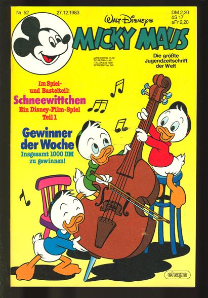 Micky Maus 1983: Nr. 52: