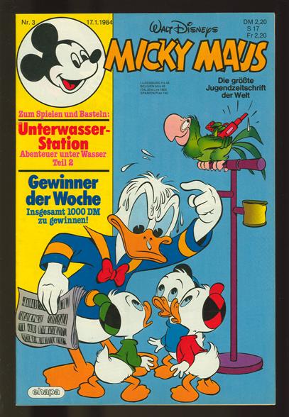 Micky Maus 1984: Nr. 3: