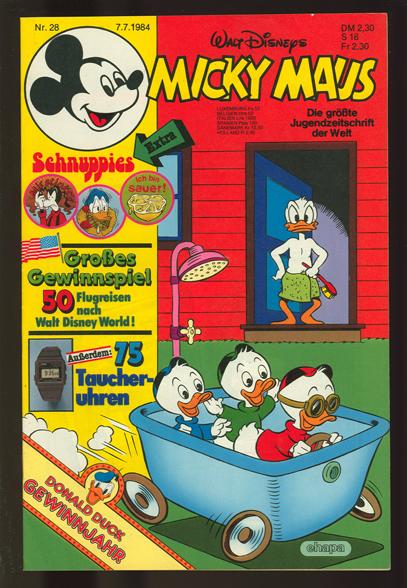 Micky Maus 1984: Nr. 28: