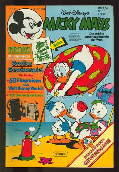 Micky Maus 1984: Nr. 34: