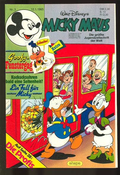 Micky Maus 1985: Nr. 3: