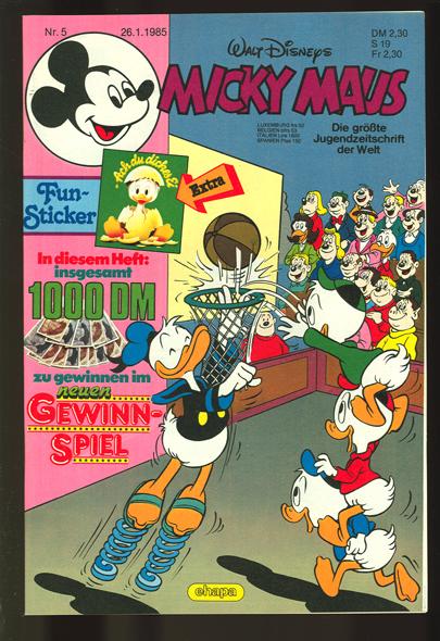 Micky Maus 1985: Nr. 5: