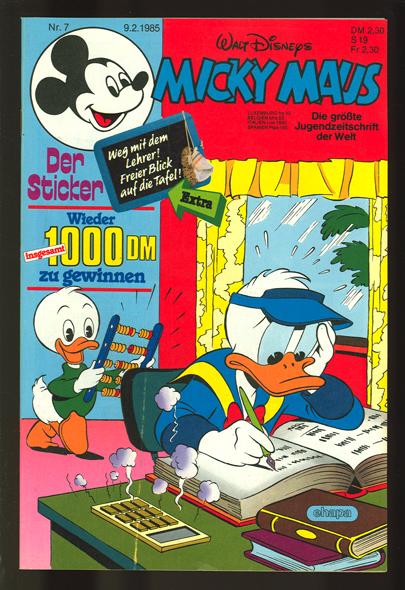 Micky Maus 1985: Nr. 7: