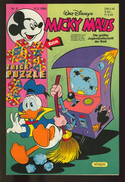 Micky Maus 1986: Nr. 8: