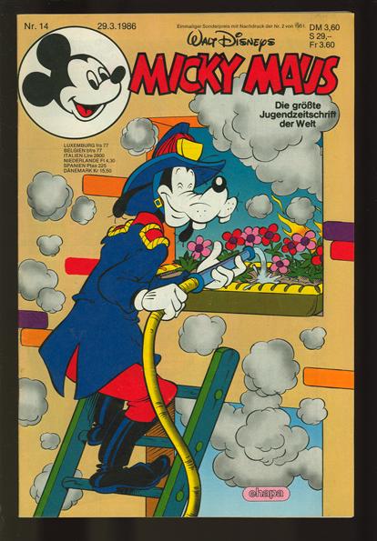 Micky Maus 1986: Nr. 14: