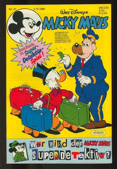 Micky Maus 1986: Nr. 41: