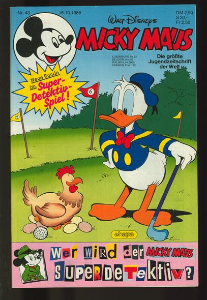 Micky Maus 1986: Nr. 43: